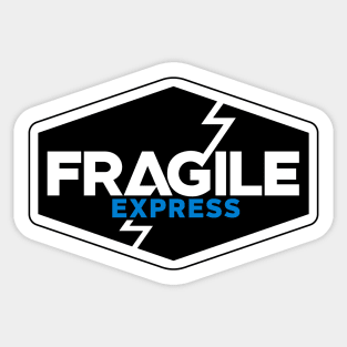 Fragile Express Sticker